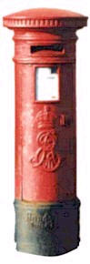Traditional George V Letter Box